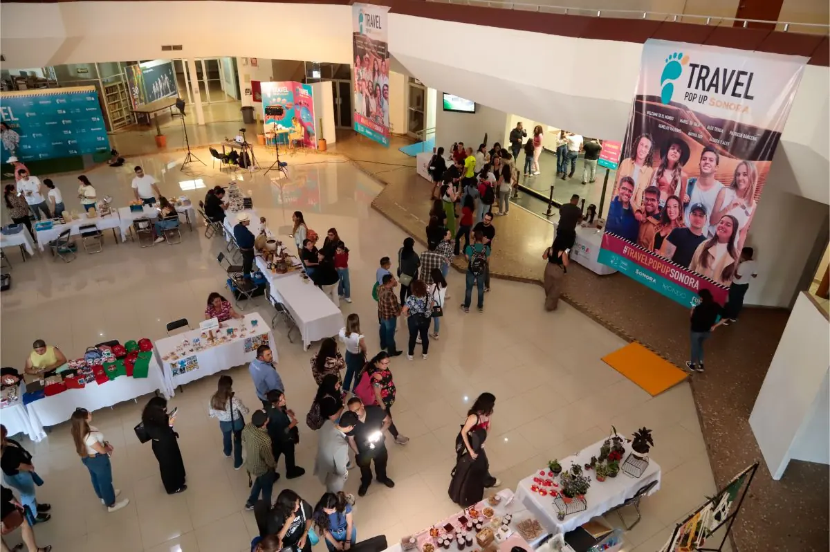 La sala llena durante Travel Pop Up Sonora 2023